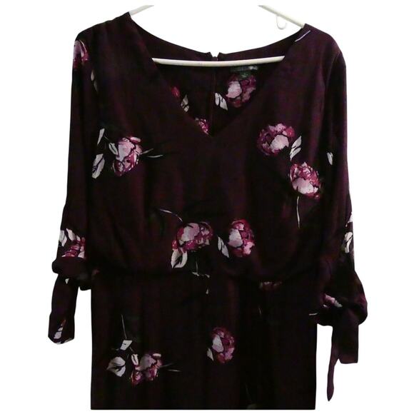 Wild Fable Women's Medium Plum Jump Suit Rayon Lightweight Business - Picture 2 of 5